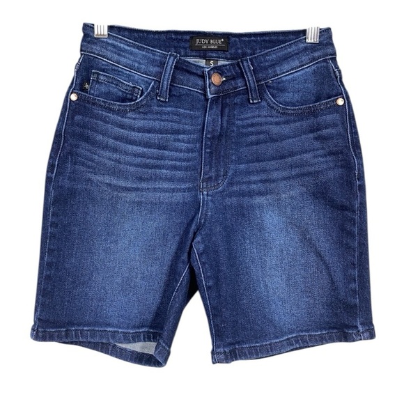 Judy Blue Sunkissed High Waist V Front Bermuda Shorts Size S - Picture 1 of 8